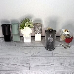 Bath Body Works 6 Wallflowers Fragrance Bulb Holders Set Lot Various Styles